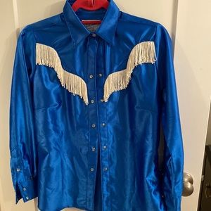 Vintage mens shirt size 34 ranch wear.